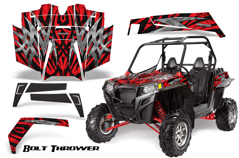 RZR 900 2011 Graphics Kit Bolt Thrower Red RB